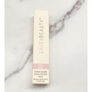 Chica Beauty Chica Glow Highlighter Duo Rose Glow 3.5ml NIB